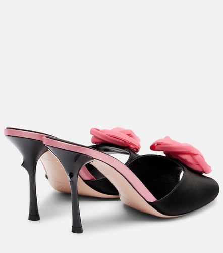 Pantoletten Epine Rose 85 aus Satin - Roger Vivier - Modalova
