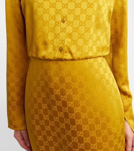Hemdblusenkleid GG aus Jacquard - Gucci - Modalova