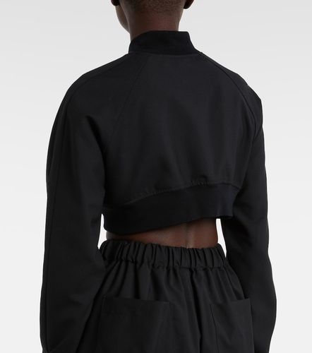 Noir Kei Ninomiya Cropped wool top - Noir Kei Ninomiya - Modalova