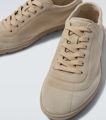 Sneakers in suede - Brunello Cucinelli - Modalova