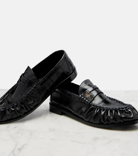 Eel leather penny loafers - Saint Laurent - Modalova