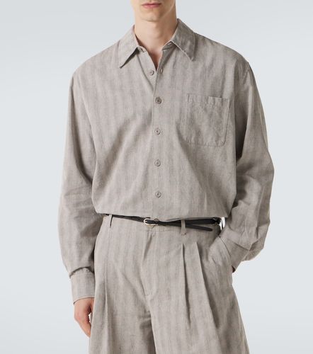 Camicia Above in misto cotone e lino a righe - Our Legacy - Modalova