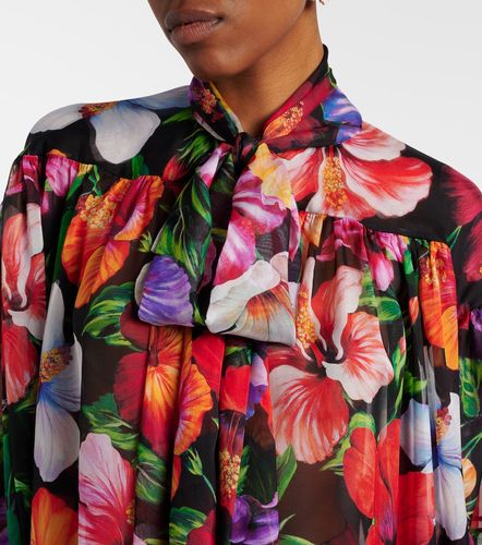 Floral silk chiffon blouse - Dolce&Gabbana - Modalova
