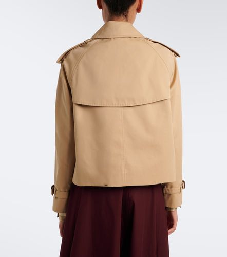 Double-breasted cotton gabardine jacket - Burberry - Modalova