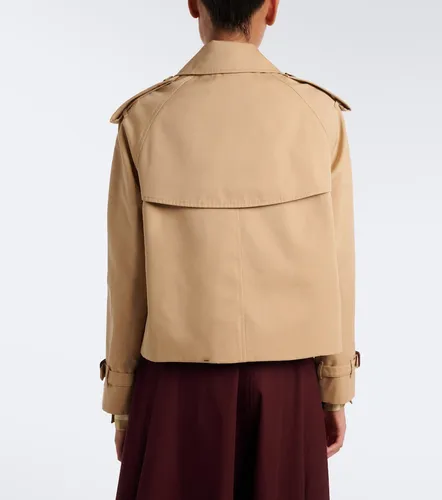 Double-breasted cotton gabardine jacket - Burberry - Modalova