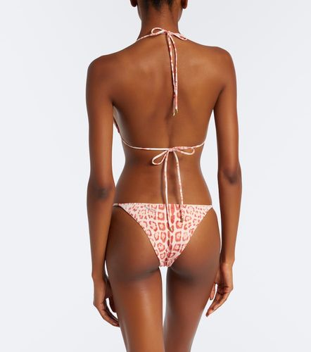 Top de bikini estampado - Roberto Cavalli - Modalova
