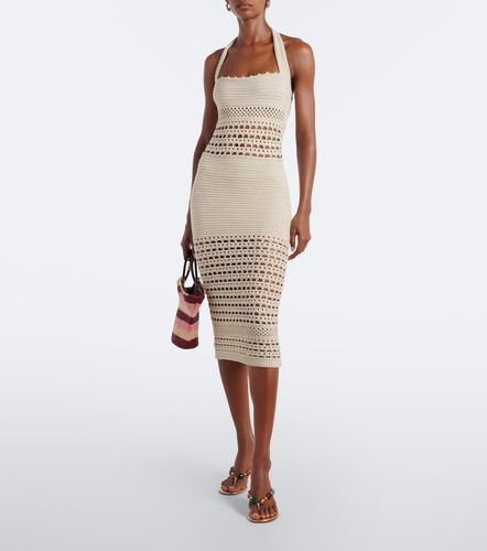 Retrofête Abito midi Jaycee in misto cotone crochet - Retrofete - Modalova