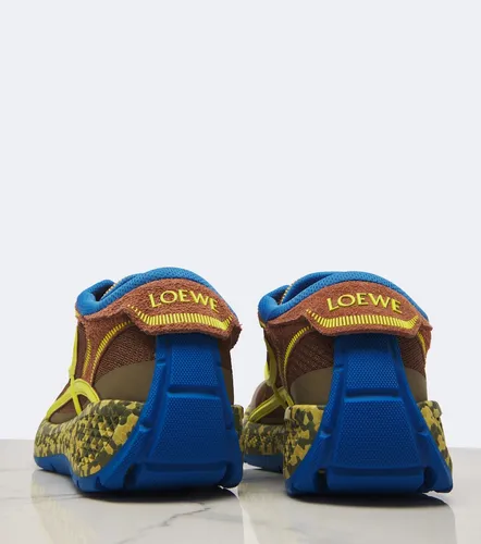 Loewe Pogo suede-trimmed sneakers - Loewe - Modalova