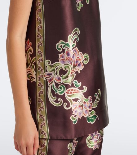 Alemais Josie floral satin top - Alemais - Modalova