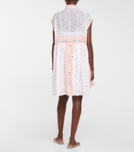 Miniabito in cotone con paillettes - Juliet Dunn - Modalova