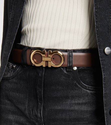 Gancini reversible leather belt - Ferragamo - Modalova