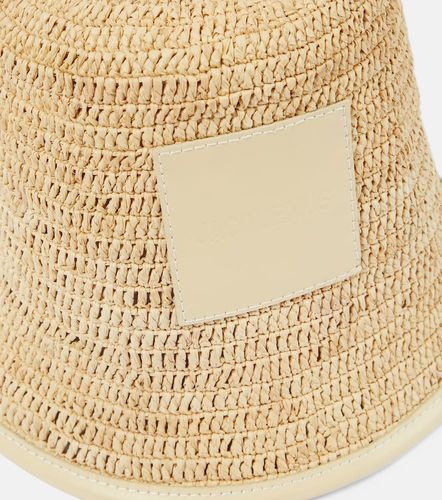 Le Bob Soli logo raffia bucket hat - Jacquemus - Modalova
