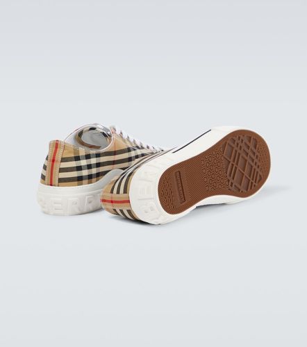 Sneakers in canvas Check - Burberry - Modalova