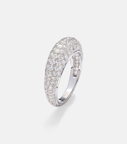 Anillo Diamond Disco de oro blanco de 18 ct con diamantes - Kamyen - Modalova