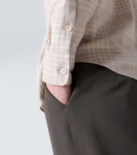 Camicia in flanella di cotone a quadri - Zegna - Modalova