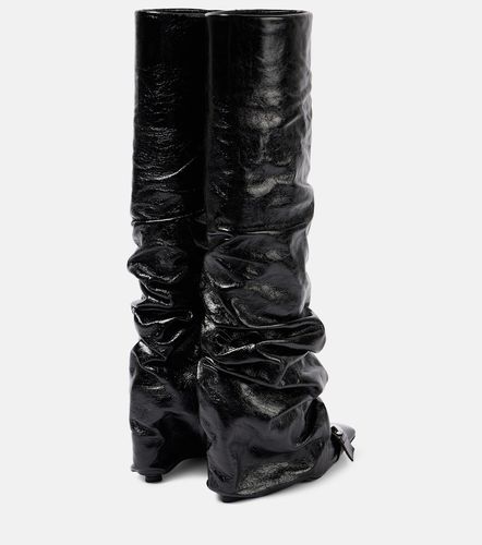 Juno 95 leather knee-high boots - The Attico - Modalova