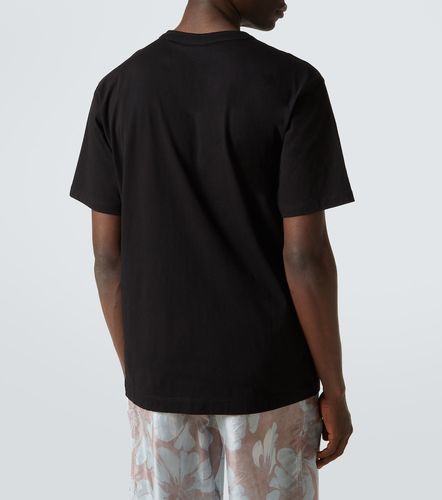 Camiseta en jersey de algodón estampado - Dries Van Noten - Modalova