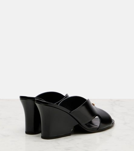 Wedge-Pantoletten Vera 80 aus Leder - Loro Piana - Modalova