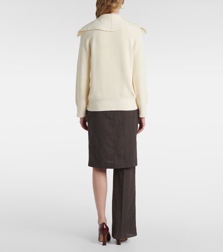 Cárdigan acanalado Knot de algodón - Bottega Veneta - Modalova