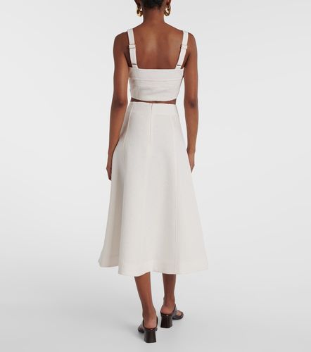 Faxon jacquard crop top - Veronica Beard - Modalova