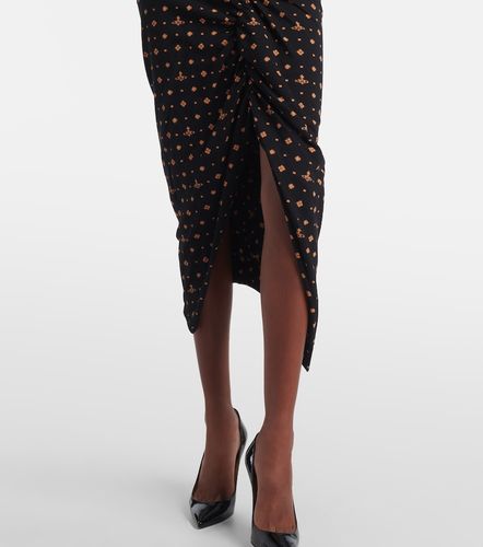 Vestido midi Pulling de algodón drapeado - Vivienne Westwood - Modalova