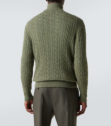 Pullover in cashmere a trecce con zip - Loro Piana - Modalova
