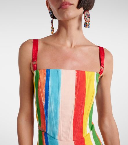 Tank top en mezcla de algodón a rayas - Dolce&Gabbana - Modalova