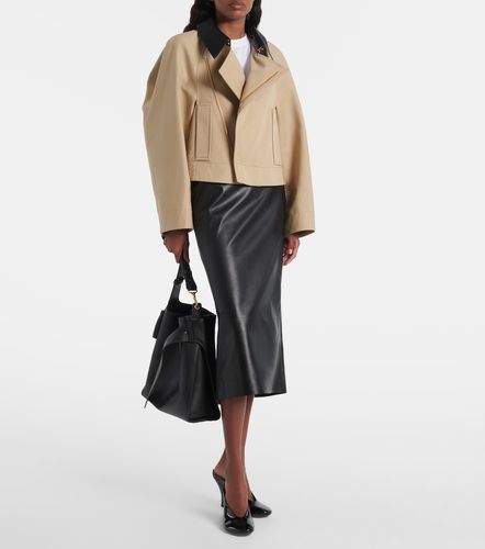 Caban cropped in cotone e lana - Givenchy - Modalova