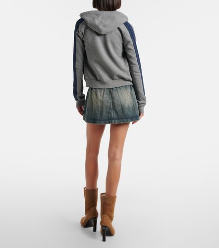 Minigonna in denim distressed - Balenciaga - Modalova