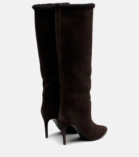 Stiefel Stiletto 85 aus Veloursleder mit Shearling - Paris Texas - Modalova