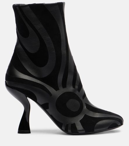 Marmo suede and leather ankle boots - Pucci - Modalova