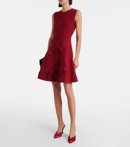 Floral knitted minidress - Oscar de la Renta - Modalova