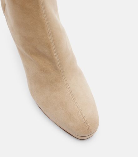 Martine 110 suede platform ankle boots - Aquazzura - Modalova