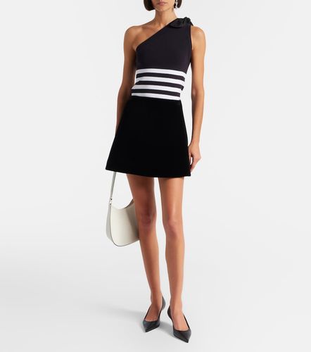 Striped one-shoulder cotton-blend top - Patou - Modalova