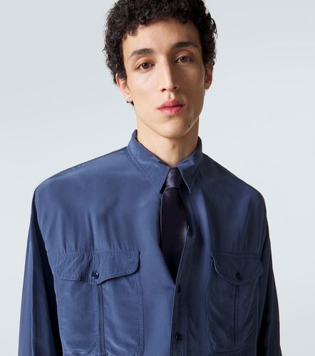Saint Laurent Silk satin tie - Saint Laurent - Modalova