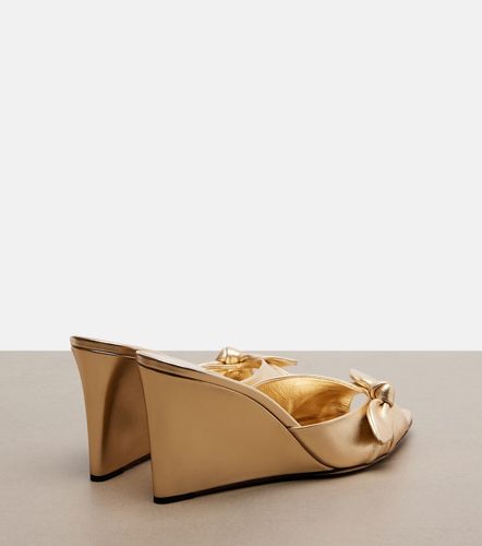 Livi metallic leather wedge mules - Jimmy Choo - Modalova