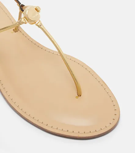 Naivasha leather thong sandals - Amanu - Modalova