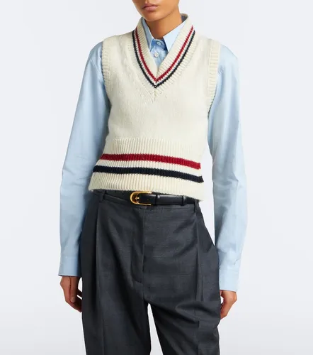 Hector wool and mohair sweater vest - Thom Browne - Modalova
