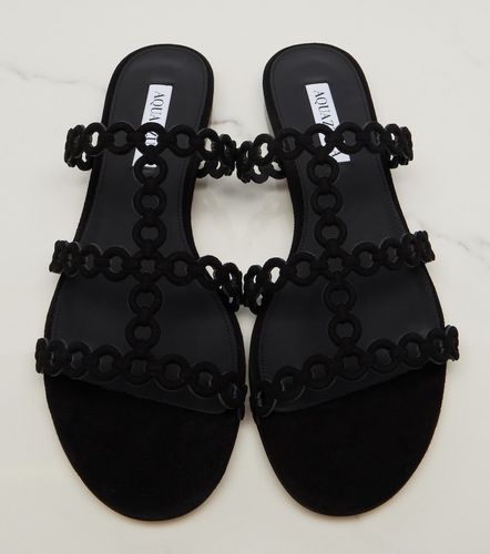 Sandali Infinity Chain in suede - Aquazzura - Modalova