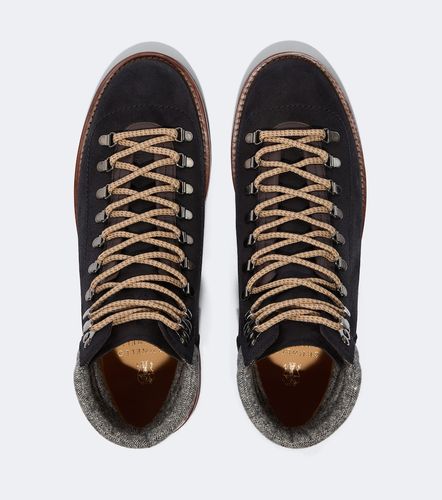 Schnürstiefel aus Veloursleder - Brunello Cucinelli - Modalova