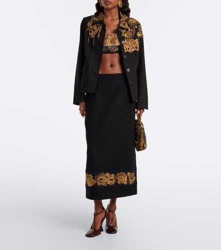 Besticktes Bandeau-Top aus Baumwolle - Dries Van Noten - Modalova