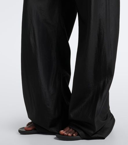 Pantaloni Gala a gamba larga in seta - The Row - Modalova