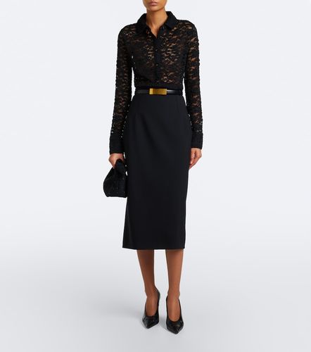 Blusa semitransparente Wittaker de encaje - Veronica Beard - Modalova