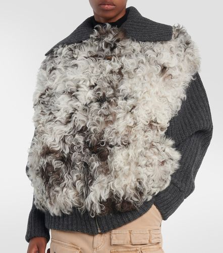 The Big Chill shearling and wool jacket - Alanui - Modalova