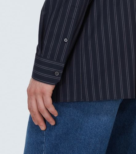 Camicia in popeline di cotone a righe - Loewe - Modalova