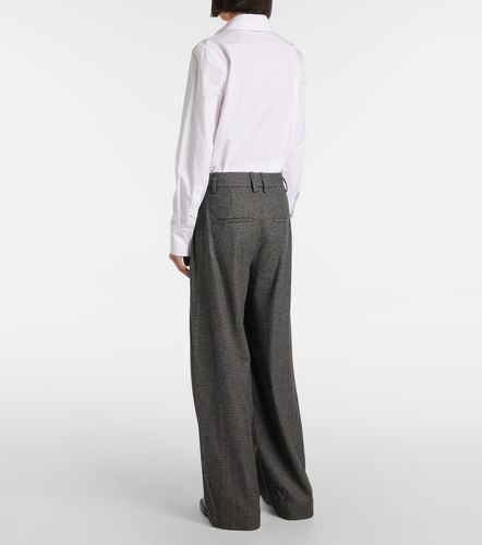 Checked high-rise wide-leg pants - Vince - Modalova