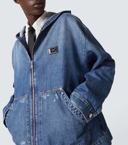 Giacca di jeans con cappuccio - Dolce&Gabbana - Modalova