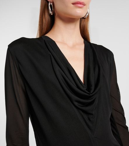 Vestido midi de jersey drapeado - Toteme - Modalova