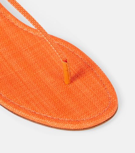 Almost Bare raffia-effect sandals - Aquazzura - Modalova