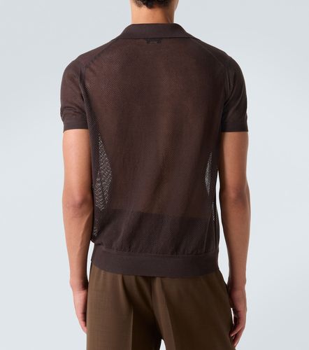 Polo de algodón y seda semitransparente - Tom Ford - Modalova